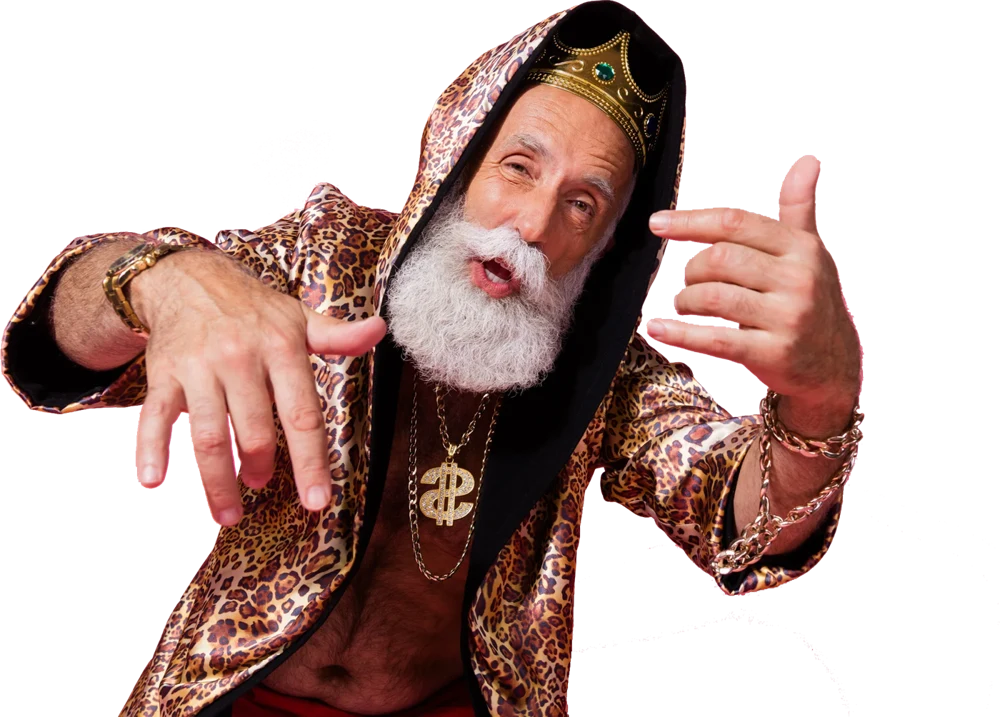 דמות של אנימו מצביעה
